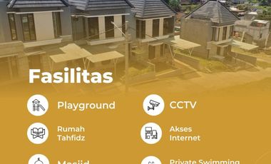 Rumah Islami Bernuansa Villa  Strategis di Cipageran, Cimahi Utara