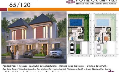 Rumah Islami Bernuansa Villa  Strategis di Cipageran, Cimahi Utara