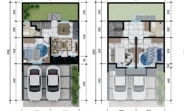 Hunian 2 Lantai Belakang Kantor Bupati
