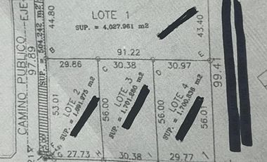 LOTES DE TERRENO EN LA BOCA
