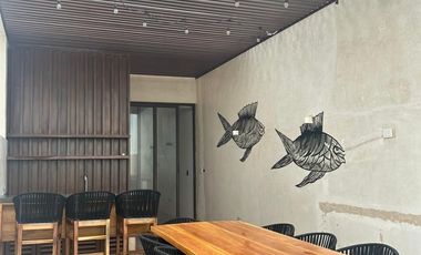 Villa con roof top frente al mar en San Bruno