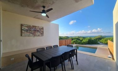 Villa con roof top frente al mar en San Bruno