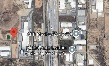 Terreno industrial en venta en San Luis Potosí, excelente ubicación.