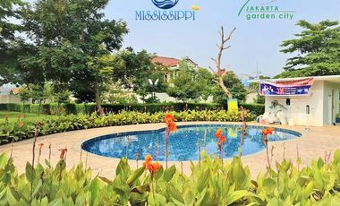 Rumah 2lt 6x15 90m Type 3KT Cluster Mississippi Jakarta Garden City