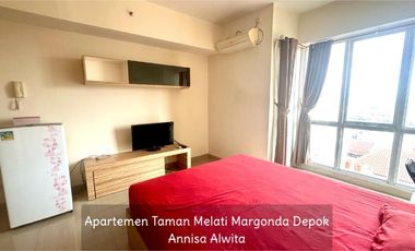 Disewakan Apartemen Taman Melati Margonda Depok Tipe Studio Dekat UI, Stasiun KRL