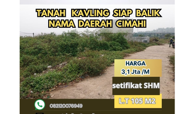 Tanah Kavling Asri daerah Cimahi