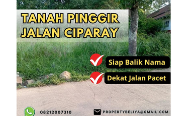 Jual Tanah Pinggir jalan Ciparay