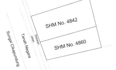DILELANG Gudang Murah siap huni SHM di Kp. Cibeureum Blok Leuwikodok