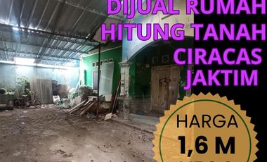 MURAH HITUNG TANAH RUMAH RUSAK DI CIRACAS JAKTIM DEKAT LRT