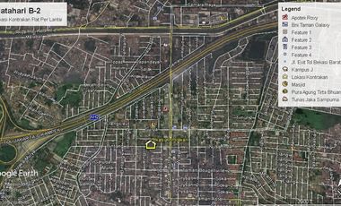 Kontrakan Grand Galaxy City Bekasi 3BR Siap Huni full di Lt 2