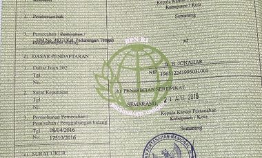 Rumah siap huni full bangunan pedurungan kota semarang