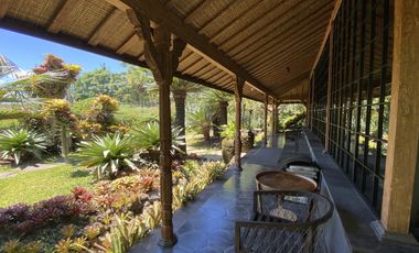 Leasehold - Exquisite Teak Joglo Office with Premium Finishes & Scenic