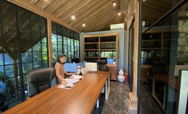 Leasehold - Exquisite Teak Joglo Office with Premium Finishes & Scenic