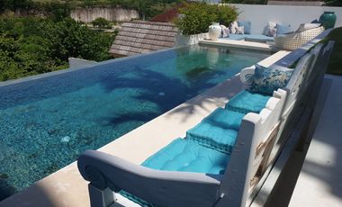 Leasehold - Villa Elegan di Ungasan Bali dengan View Laut