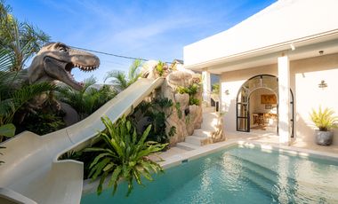 Leasehold - Bali's First Dinosaur-Themed Private Villa in Canggu, Bali