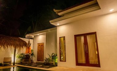 Charming 2-Bedroom Leasehold Villa for Sale in Ubud - Serene Rice Field Views