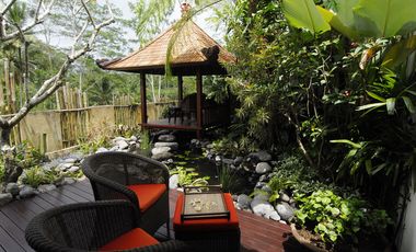 For Sale Villa on 8.160 Sqm of Land with Lush Widespread Views of Rice Fields and Green Valley