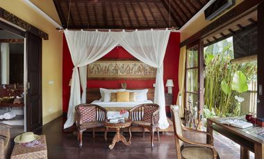 For Sale Villa on 8.160 Sqm of Land with Lush Widespread Views of Rice Fields and Green Valley