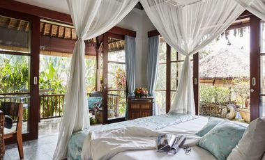 For Sale Villa on 8.160 Sqm of Land with Lush Widespread Views of Rice Fields and Green Valley