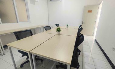 Sewa Ruang Kantor Furnish 6 Pax Size 18m2 dekat Harmoni, Monas JakPus
