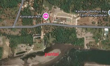 Jual Tanah Pinggir Jalan Desa di Desa Babakan Kec. Pangandaran. Dekat Puskesmas