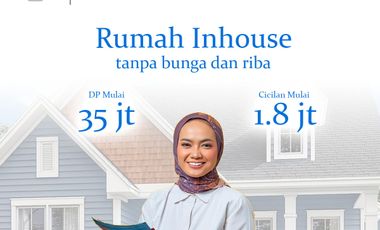 Rumah Inhouse Pasuruan, Bebas Riba Bebas Bank. Lokasi Banyak