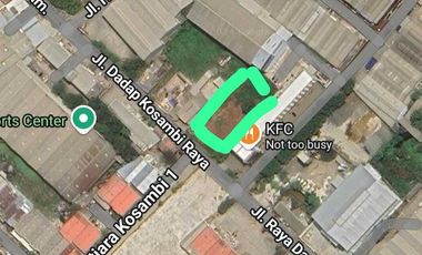 Disewakan Tanah Kosong Pinggir Jalan Raya Dadap Kosambi, Tangerang