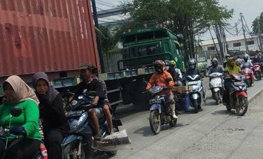 Disewakan Tanah Kosong Pinggir Jalan Raya Dadap Kosambi, Tangerang