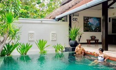 TURUN HARGA Villa Jual dekat Sidewalk Jimbaran, View Jimbaran Bay di Bukit Jimbaran