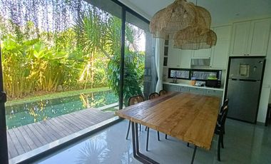 SHM 5,5 Milliar Rumah Style Villa di Renon dengan View Sawah