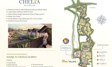 Rumah 2LT 5x10 Luxury New Cluster CHELIA di Summarecon Crown Gading
