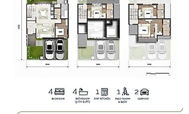 Rumah 9x14 126m 4KT di Cluster Matana Asya JGC Jakarta garden city