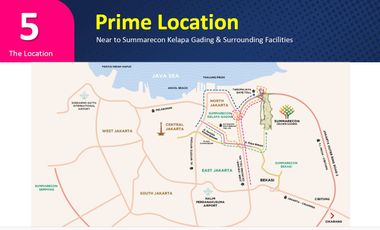 Rumah 3LT 5x10 Premium Attic New Cluster CHELIA Summarecon Crown