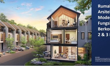 Rumah 3LT 5x10 Premium Attic New Cluster CHELIA Summarecon Crown