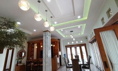 Rumah luas 777m private pool & full furnished dekat bandara S