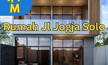 Townhouse Dijual Jl Jogja Solo, Akses Lebar