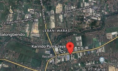 Tanah Dijual Sidoarjo Pinggir Jalan Bypass Krian – Lokasi Strategis Komersial