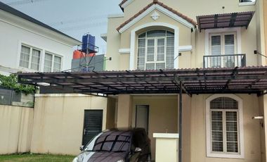 Sewa rumah karawaci luas cluster elit furnish lengkap