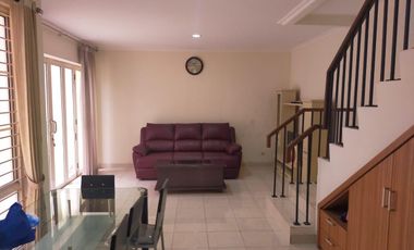 Sewa rumah karawaci luas cluster elit furnish lengkap