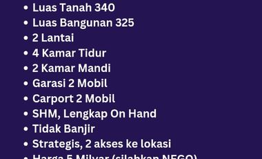 Di jual Rumah di Pejaten Barat Jakarta selatan