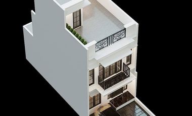 Rumah Exclusive Bergaya American Classic Dalam Komplek Di Tanah Baru,