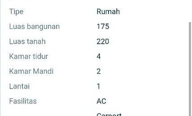 Rumah Asri Model Etnik Dekat Sekolah Budi Mulia