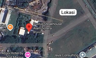 Dijual kavling komersial Alam Sutera 2.045 m harga 28 jt/m