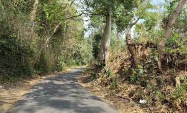 Tanah poros jalan aspal dekat pemukiman, Junrejo Batu