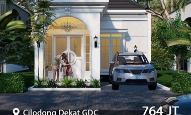 Rumah Mewah Full Bata Merah 1 Lantai & 2 Lantai Di Cilodong, Depok