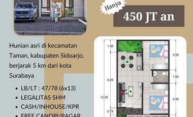Rumah murah mepet Surabaya