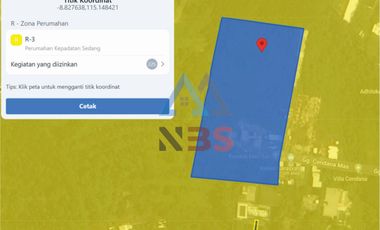 DIJUAL TANAH 30 ARE DI UNGASAN BADUNG, BALI.