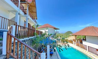 Villa view laut di sentral Kuta Mandalika Lombok