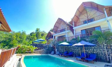 Villa view laut di sentral Kuta Mandalika Lombok