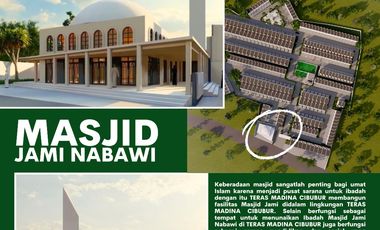 Rumah Dijual di Timur Jakarta Dekat Kota Wisata Cibubur Tol Nagrak dan Tol Cileungsi SHM di TERAS MADINA CIBUBUR